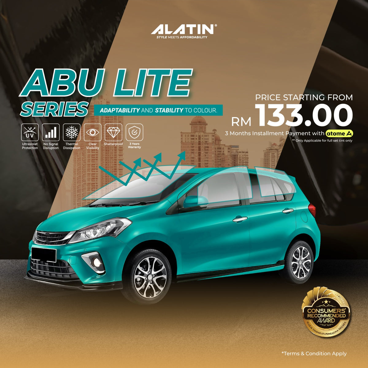 ABU Lite Series for Saloon/SUV