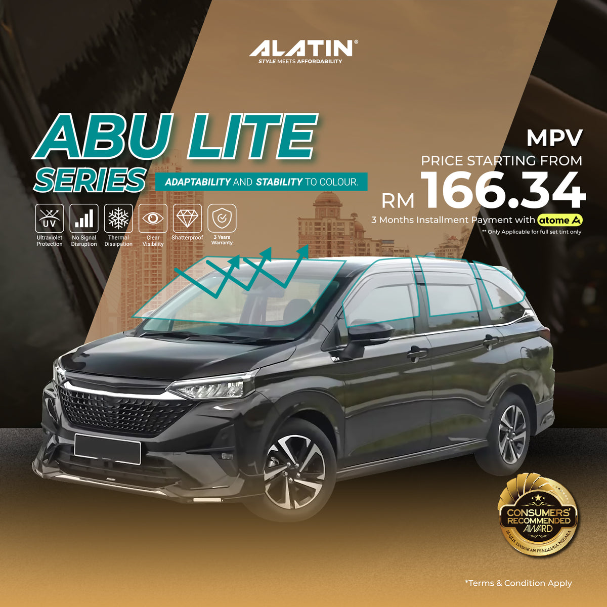 ABU Lite Series for MPV ( 7 Seater )