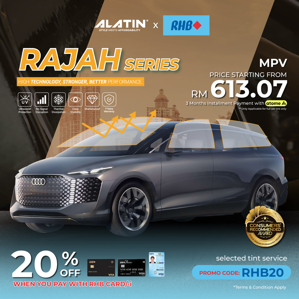RAJAH Series for MPV ( 7 Seater )